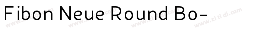 Fibon Neue Round Bo字体转换